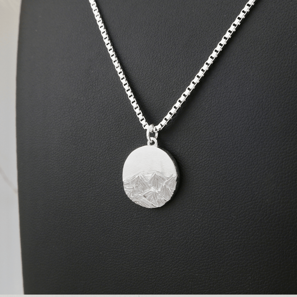 Canadian Rocky Mountains Sterling Silver Necklace