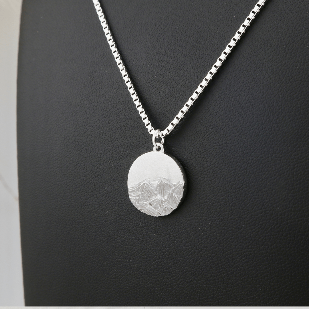 Canadian Rocky Mountains Sterling Silver Necklace