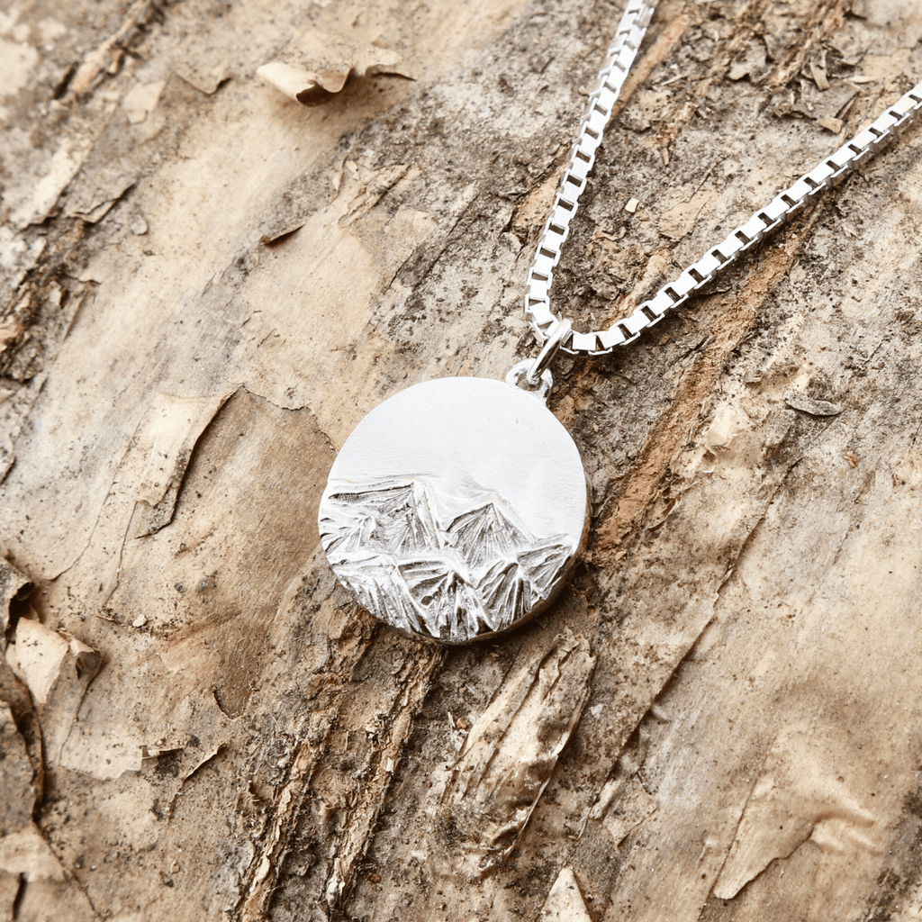 Canadian Rocky Mountains Sterling Silver Necklace