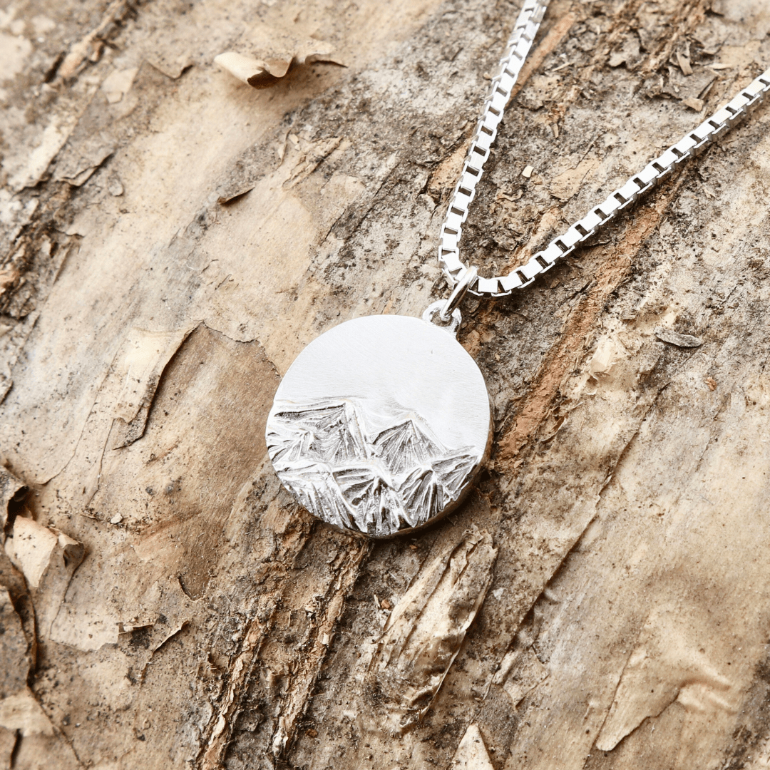 Canadian Rocky Mountains Sterling Silver Necklace