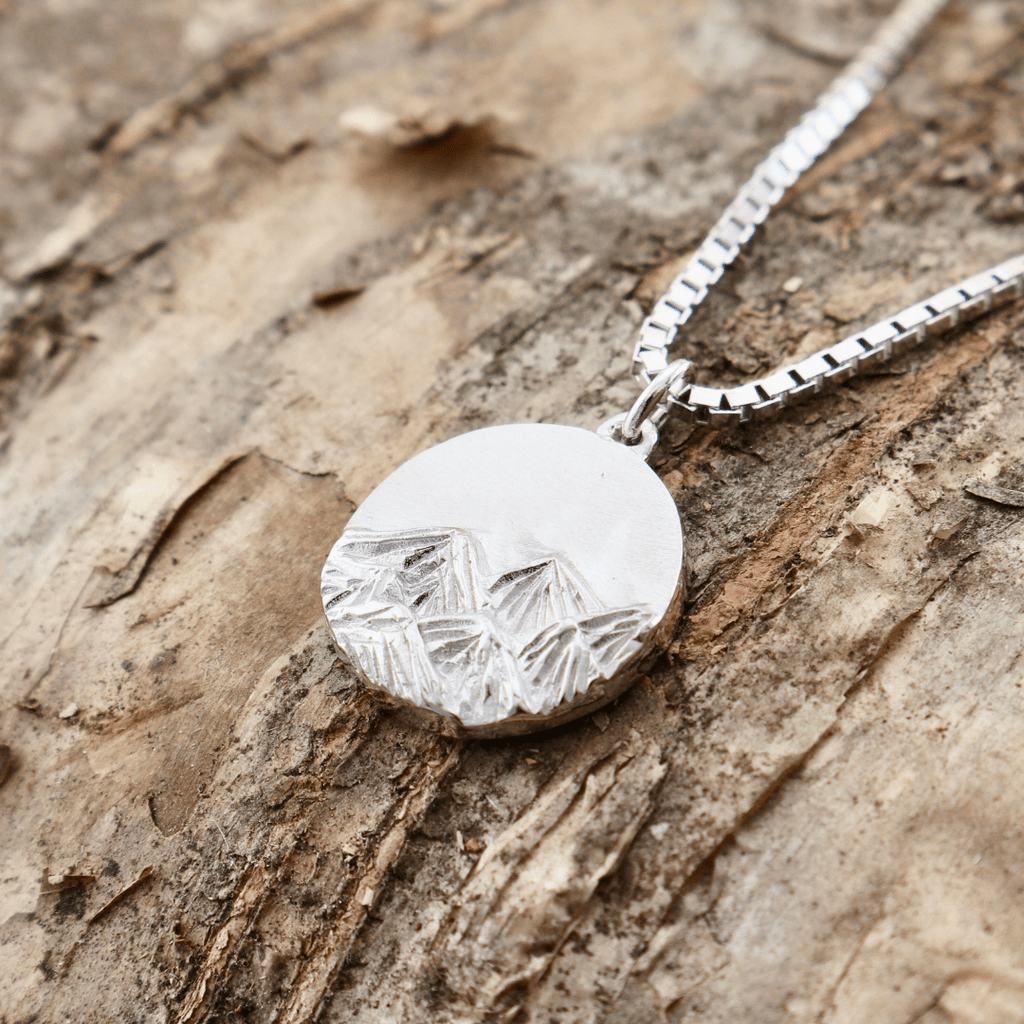 Canadian Rocky Mountains Sterling Silver Necklace