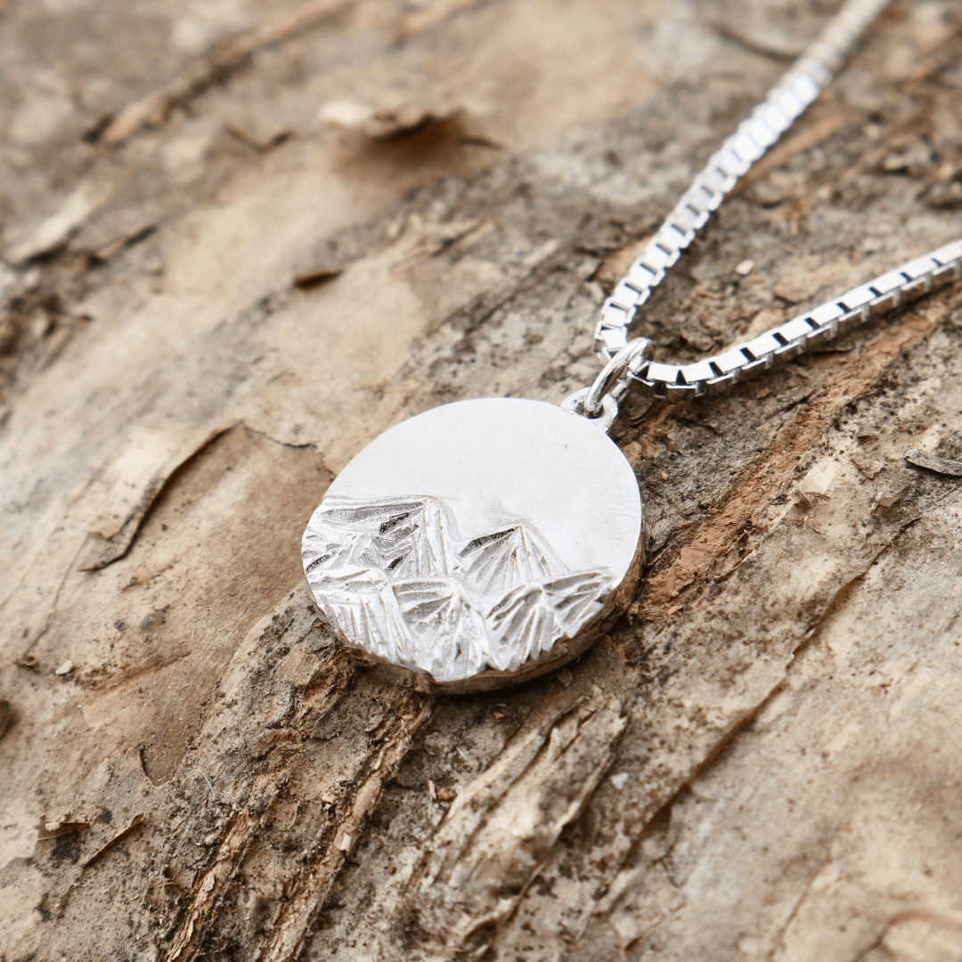 Canadian Rocky Mountains Sterling Silver Necklace