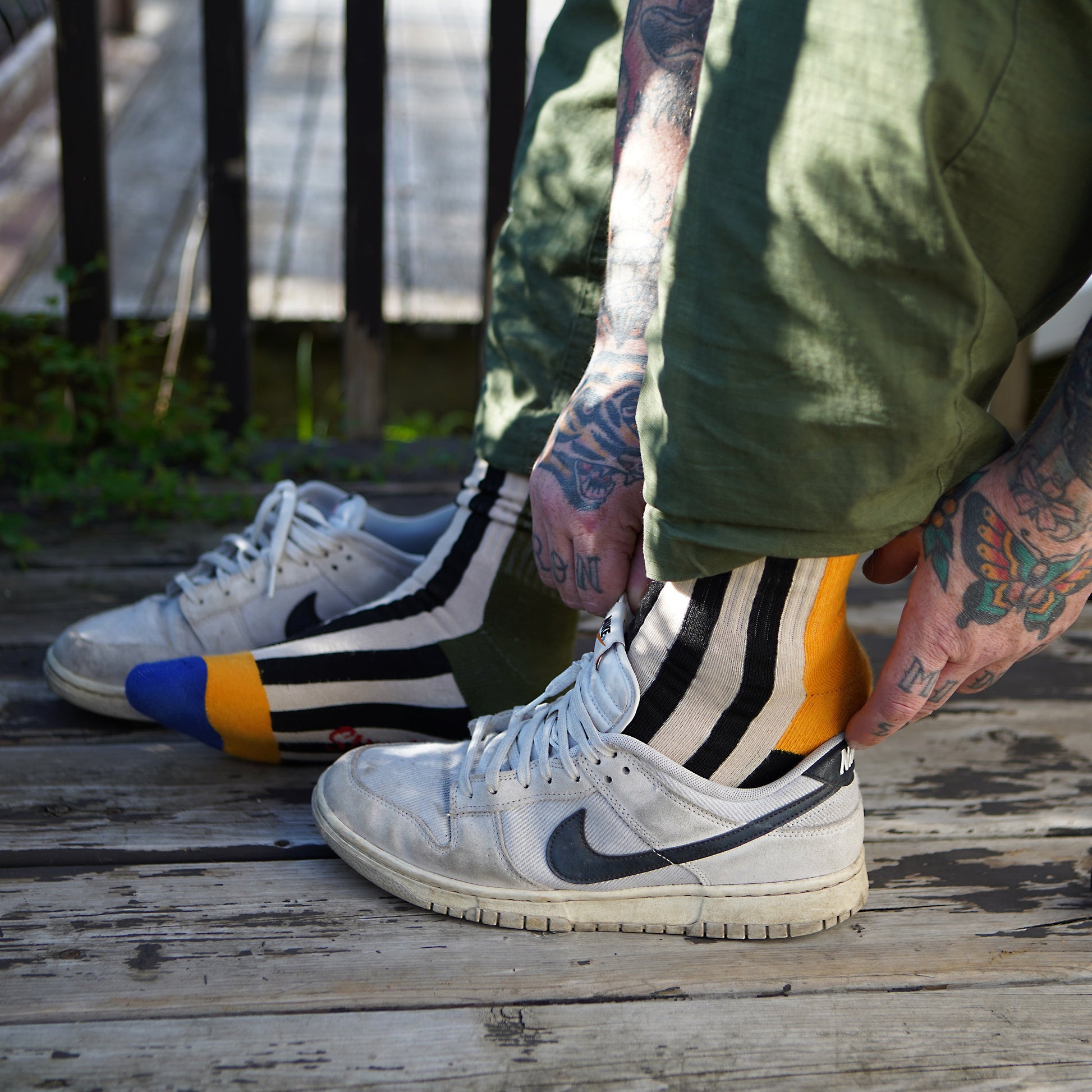 Chaussettes Colorblock