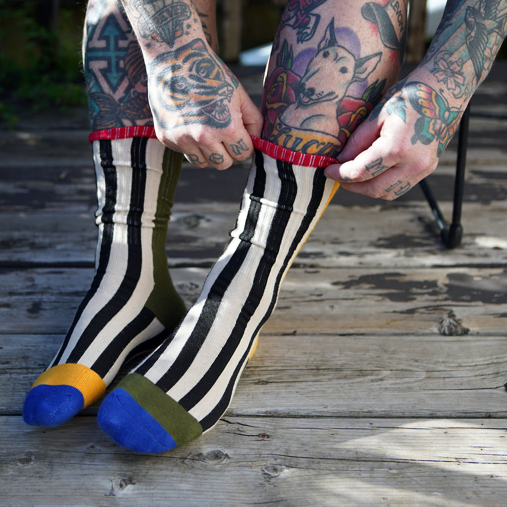 Chaussettes Colorblock