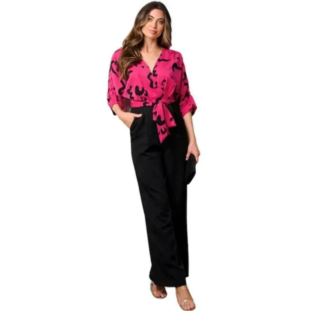 V-Neck Jumpsuit