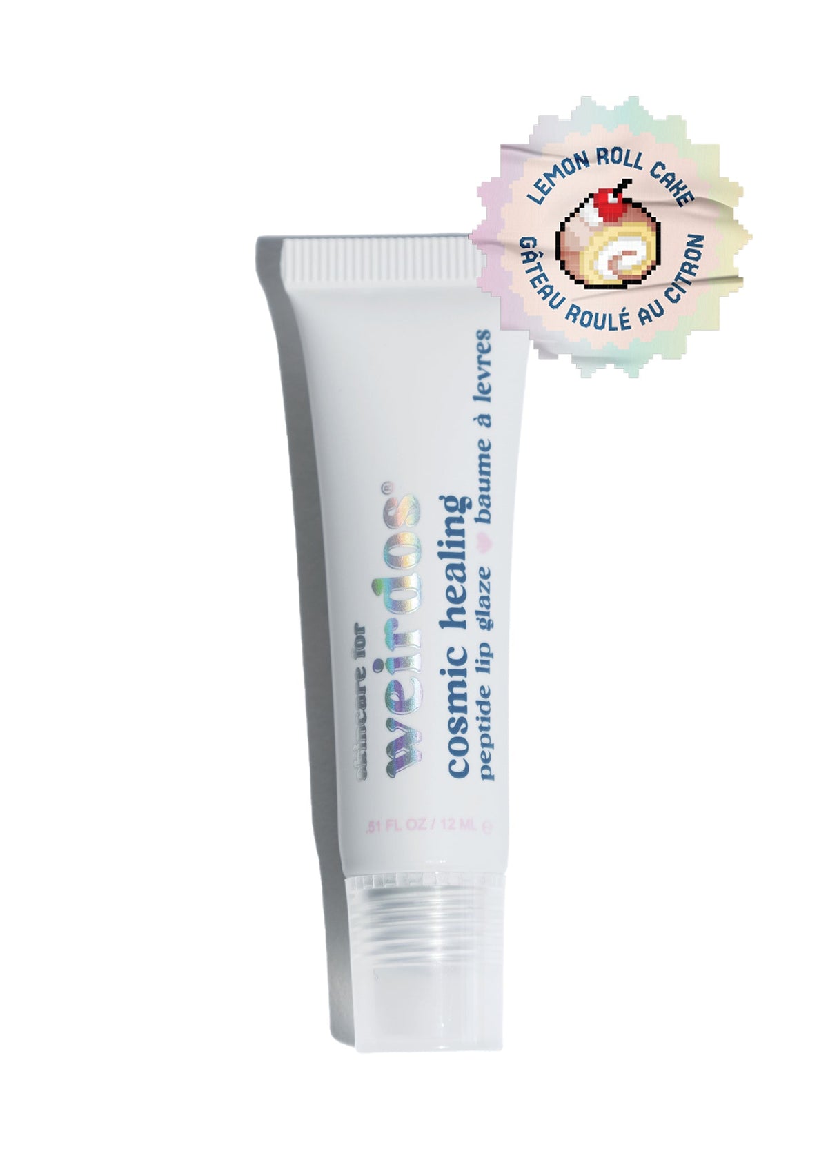 gloss à lèvres aux peptides - gâteau roulé au citron