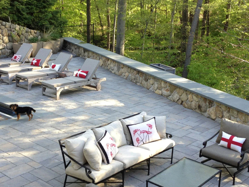 Poland Flag Pillow Cover, Polish Sunbrella® Outdoor Cushion Cover