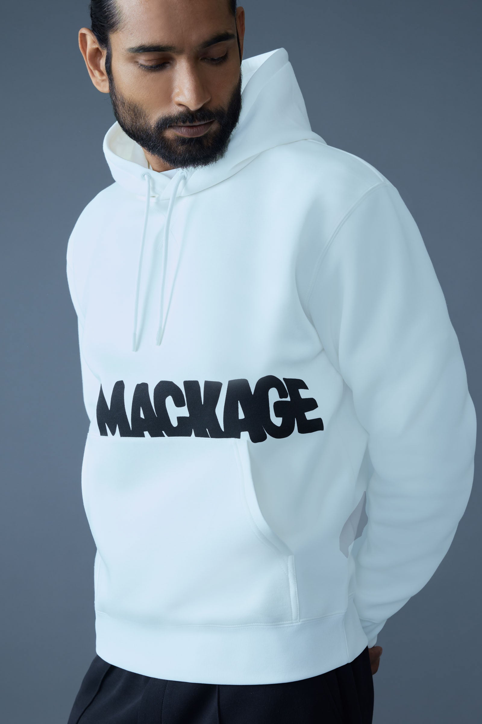 KRYSTIAN-PR Sweat à capuche avec logo en jersey double face