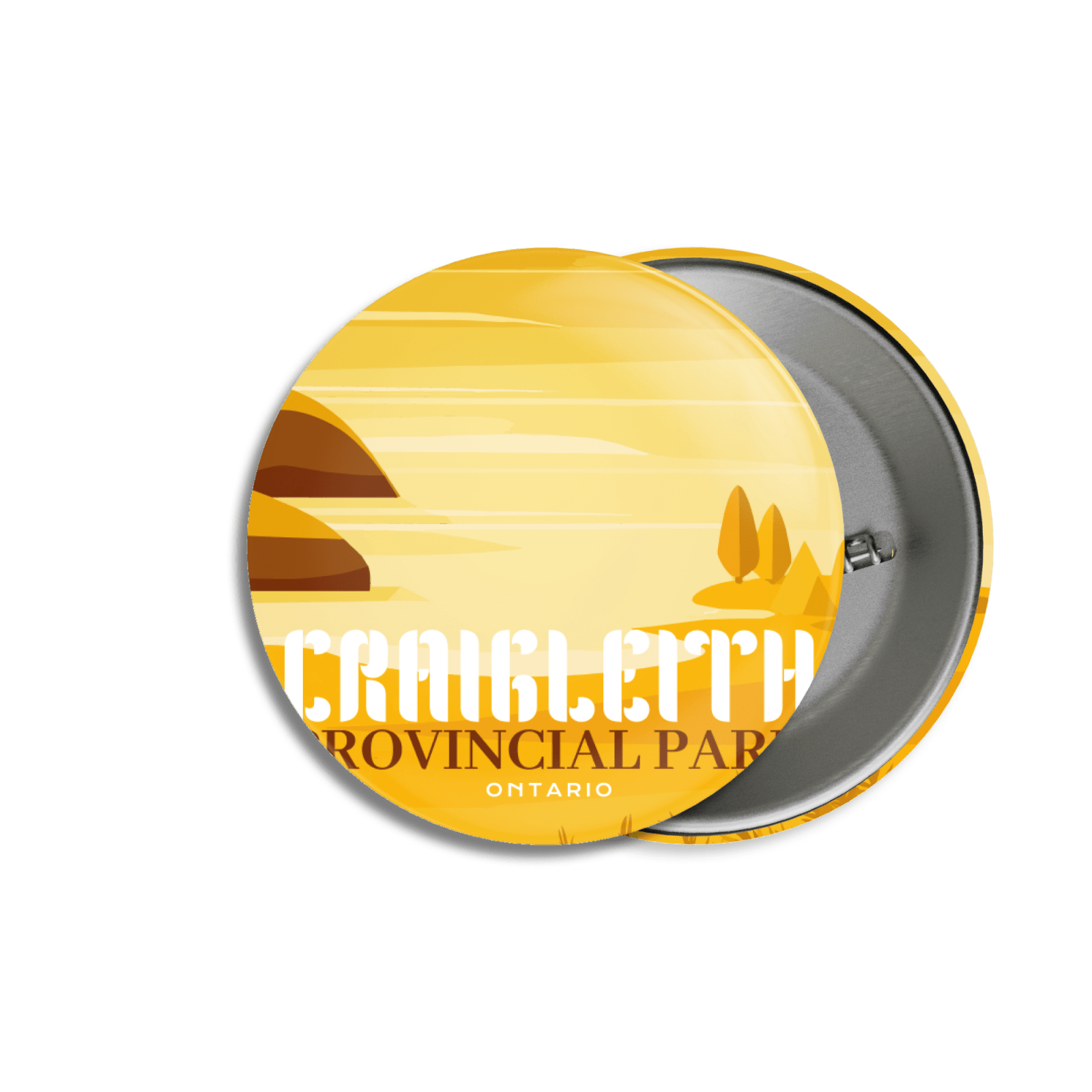 Craigleith Provincial Park of Ontario Pinback Button, Canada Parks