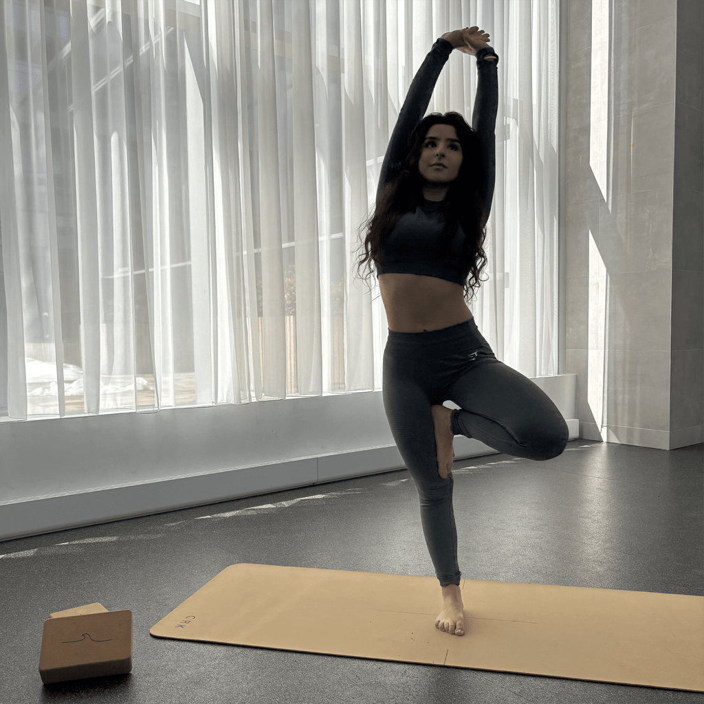 Crk's 3" Yoga Blocks Made of Organic Cork • Sun & Wave