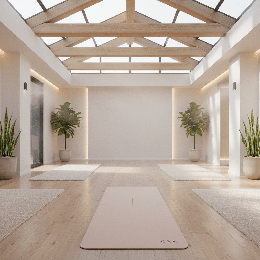 Crk Yoga Mat made of Natural Rubber, 3mm Thick • The Classic Mat