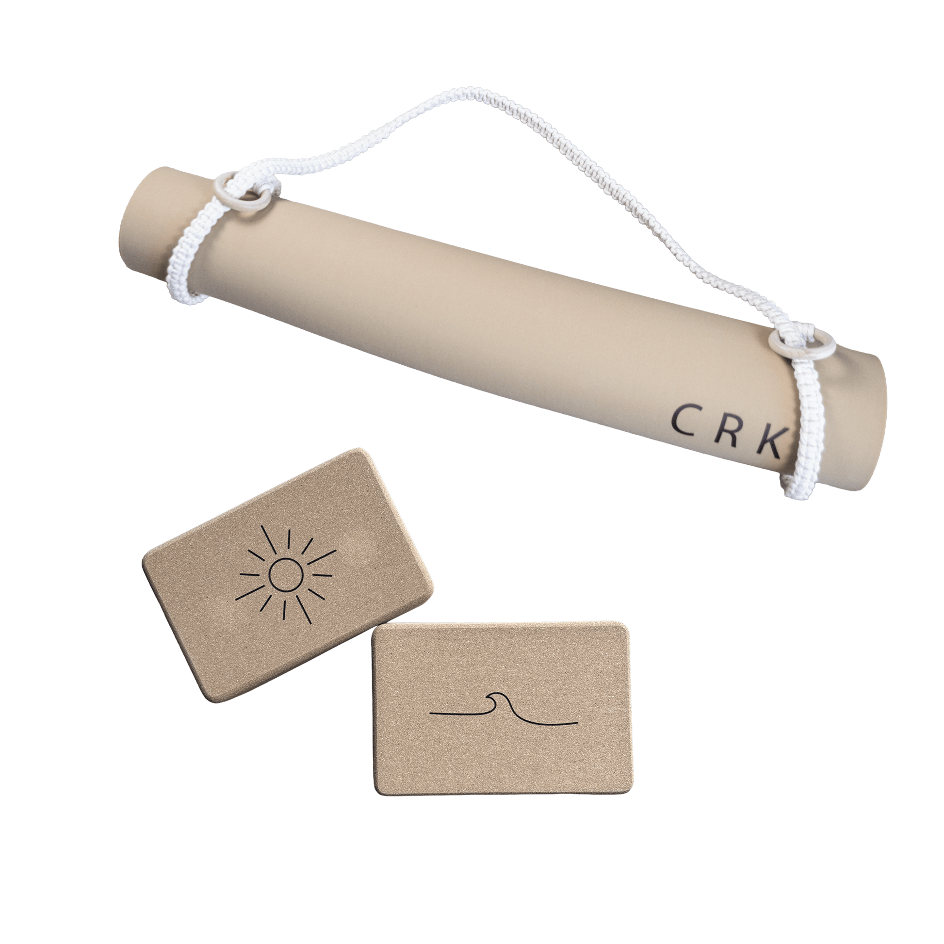 Crk Yoga Mat made of Natural Rubber, 3mm Thick • The Classic Mat