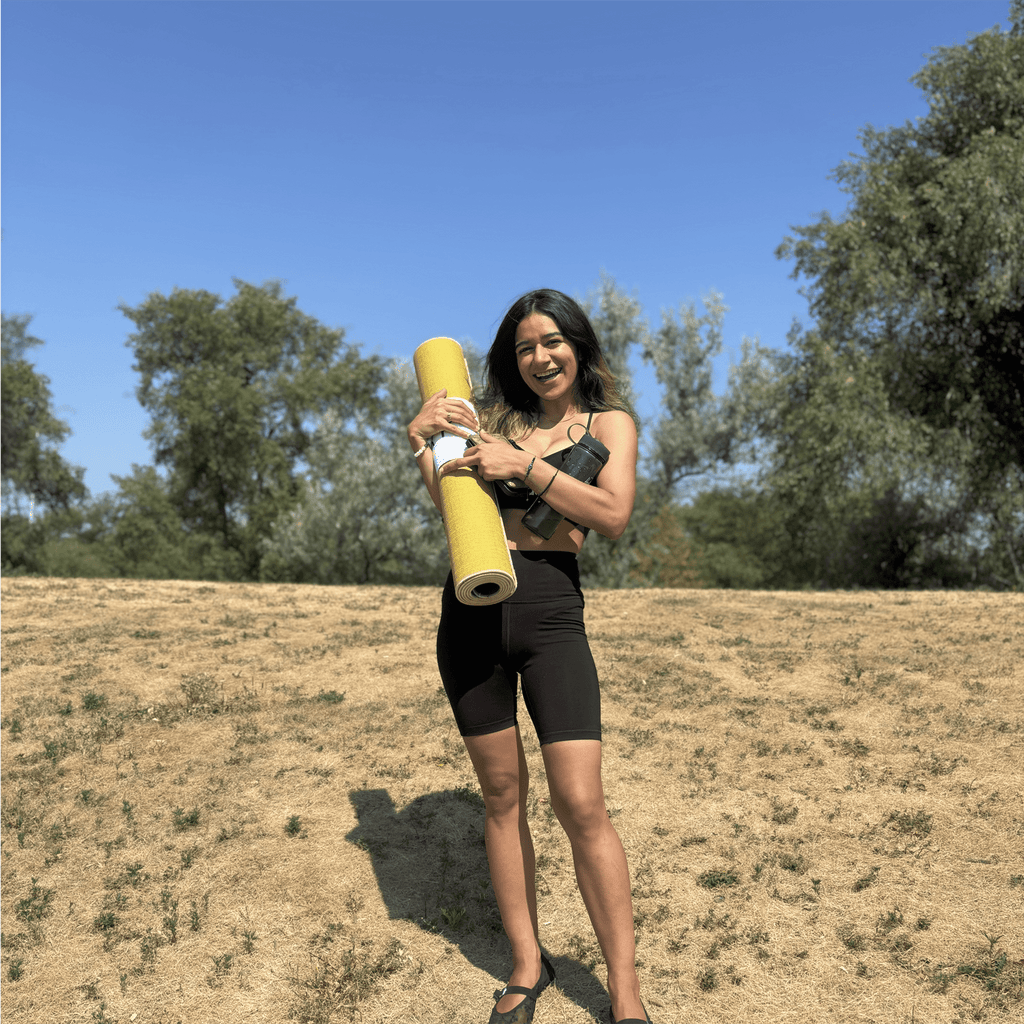 Crk Yoga Mat made of Organic Hemp and Natural Rubber, 5mm Thick • The Limited Edition Yellow Mat