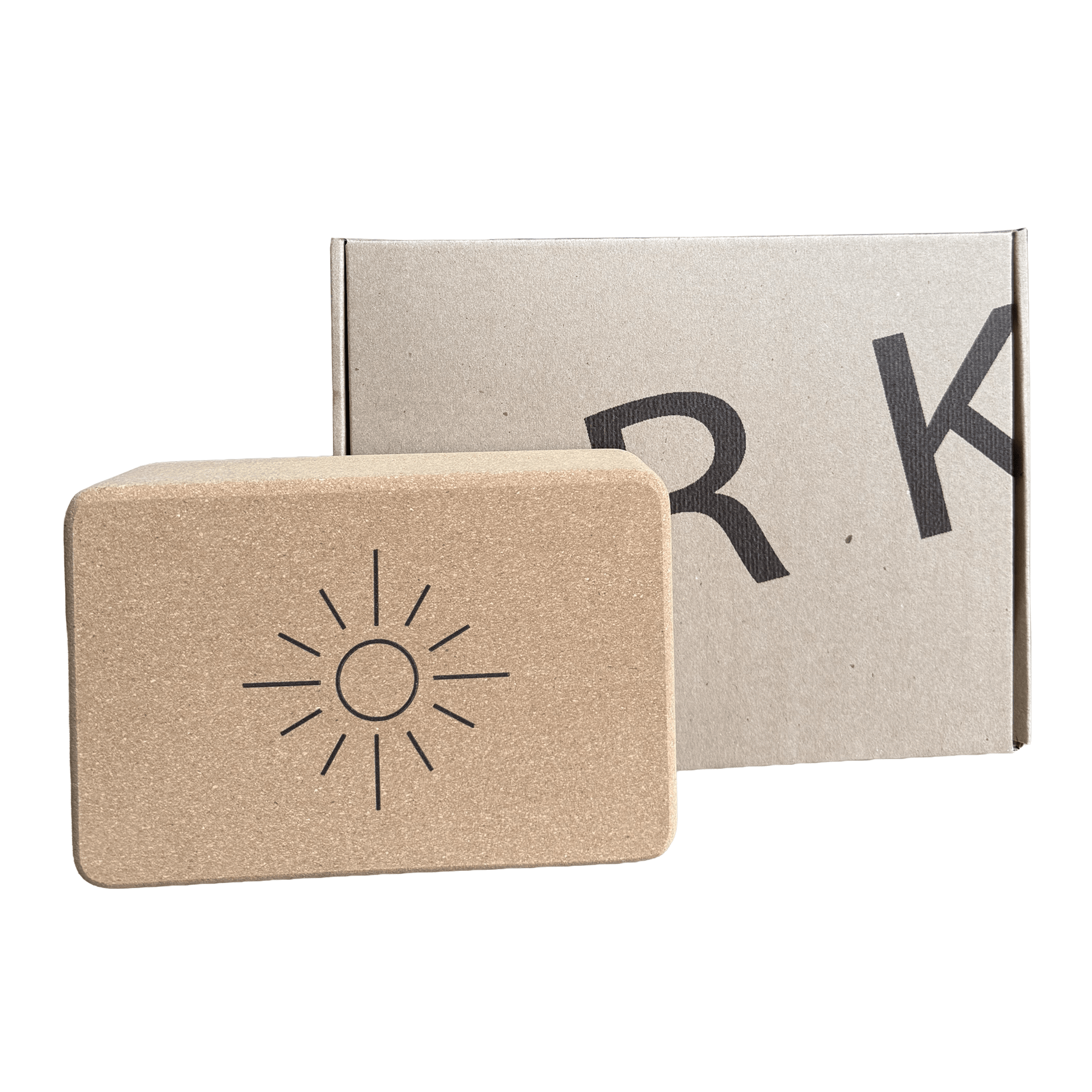 Crk's 3" Yoga Blocks Made of Organic Cork • Sun & Wave