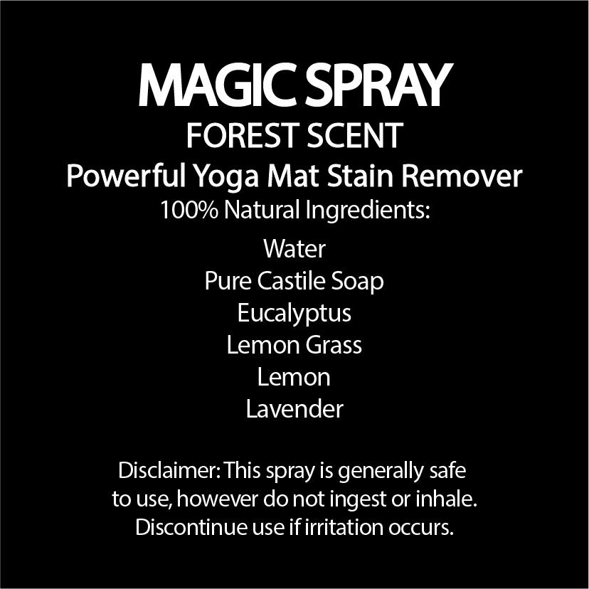 Crk's Organic Magic Spray • Powerful Yoga Mat Stain Removing Spray 🍃 Forest Scent