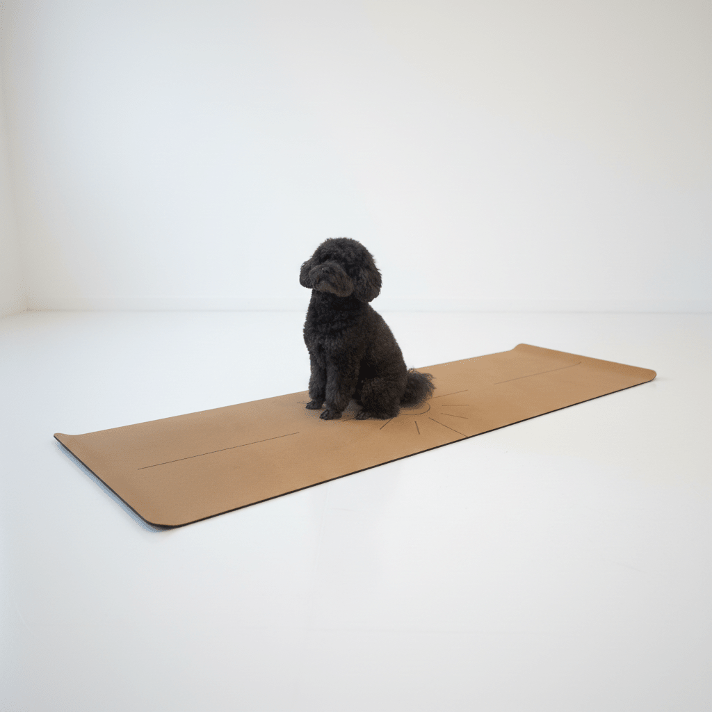 Crk's Organic Cork Yoga Mat with Recycled Natural Rubber, 4mm Thick • The Sun Mat