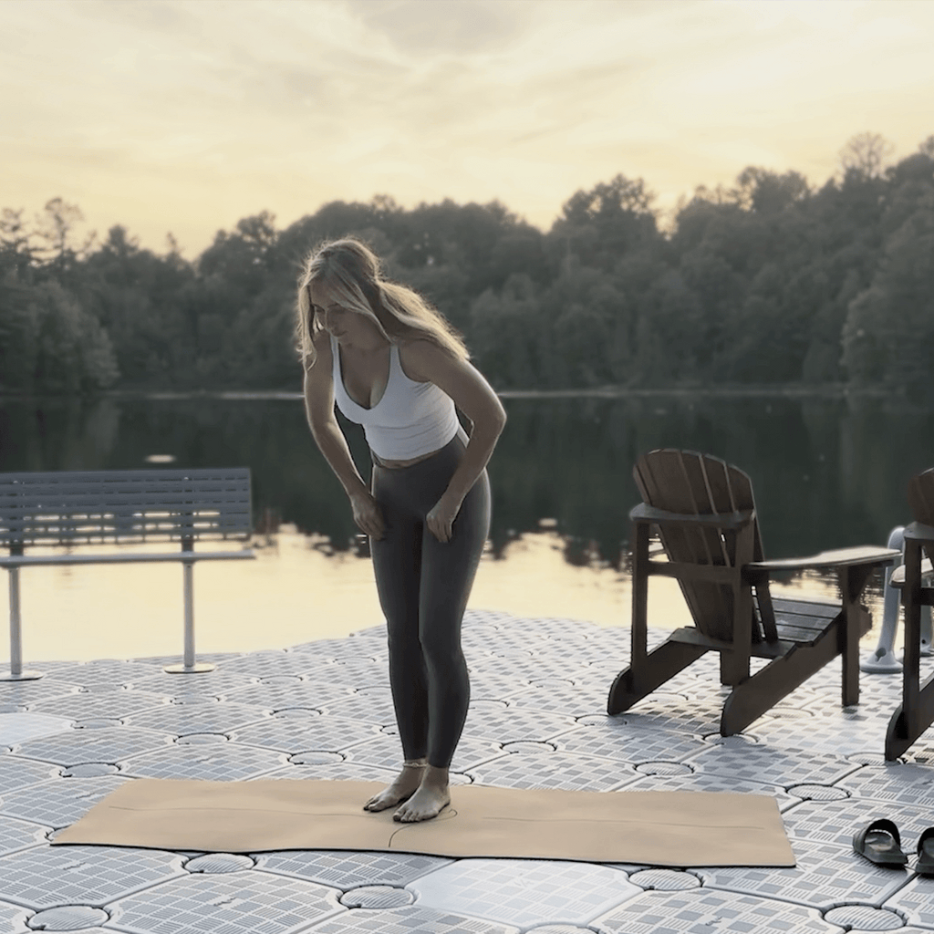 Crk's Organic Cork Yoga Mat with Recycled Natural Rubber, 4mm Thick • The Wave Mat
