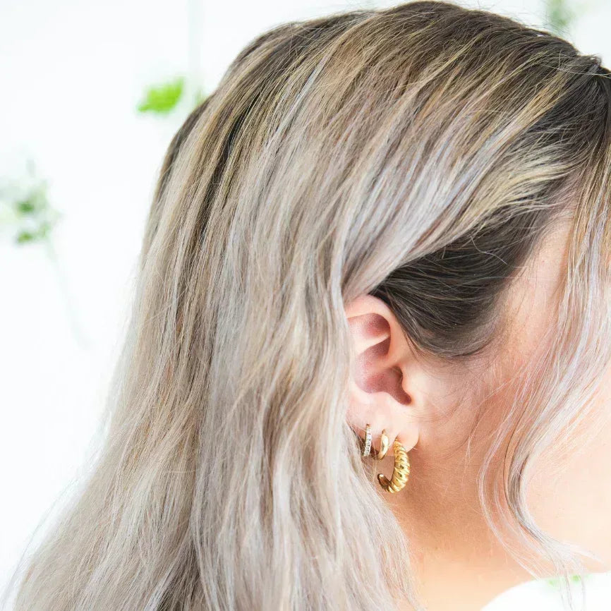 Boucles d'oreilles croissant