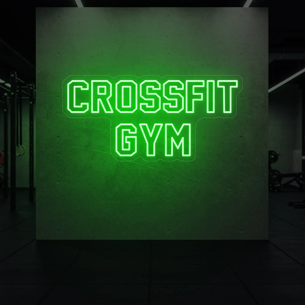 Enseigne lumineuse de salle de sport CrossFit