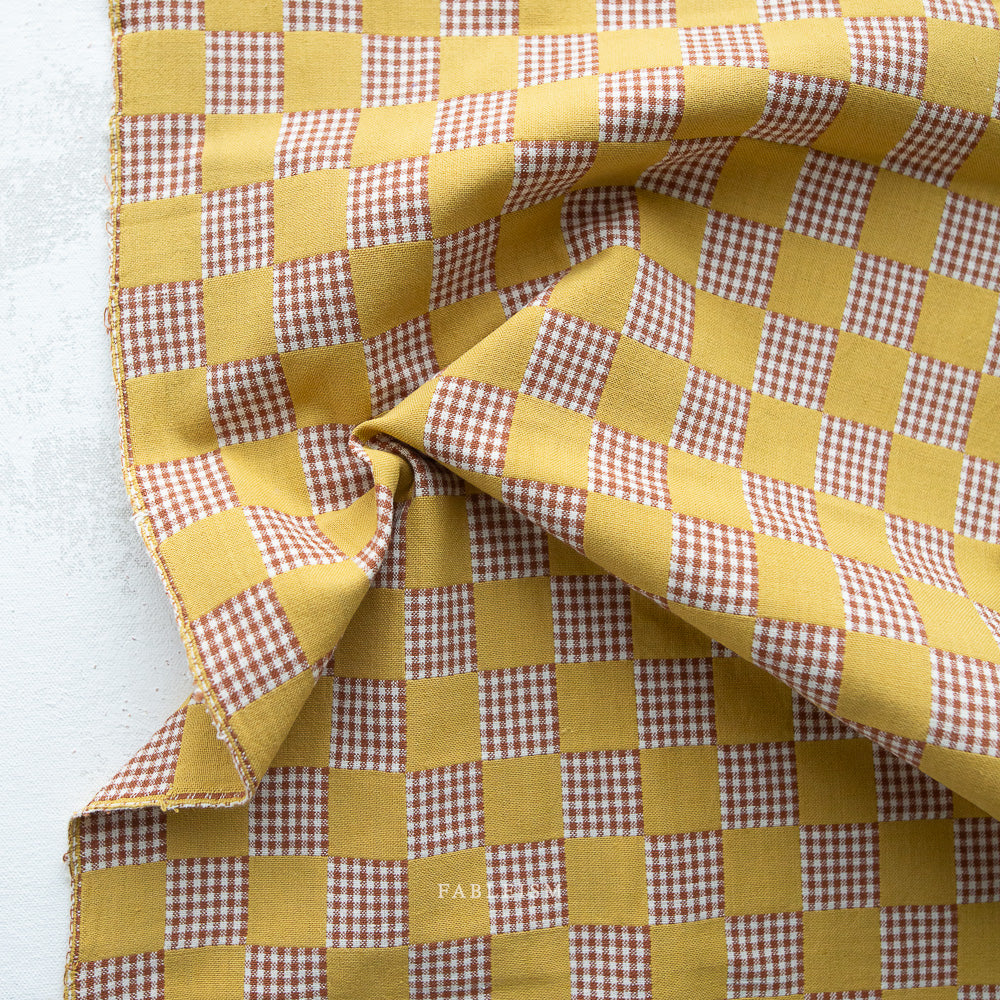 Fableism Canyon Springs - Checkers in Golden, 1/4 yard