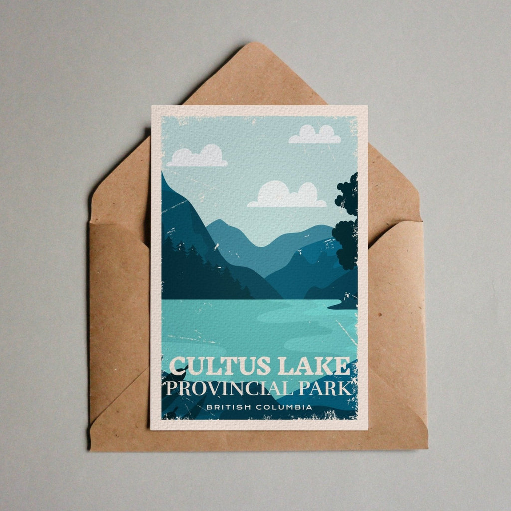 Cultus Lake British Columbia Provincial Park Postcard, Canada Parks