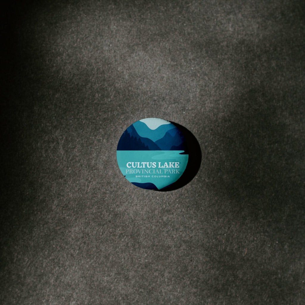 Cultus Lake Provincial Park of British Columbia Pinback Button, Canada Parks