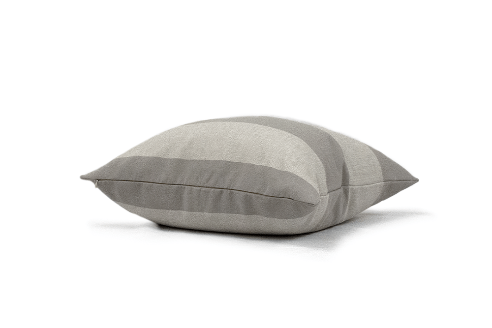 Housse de coussin à rayures Graystone