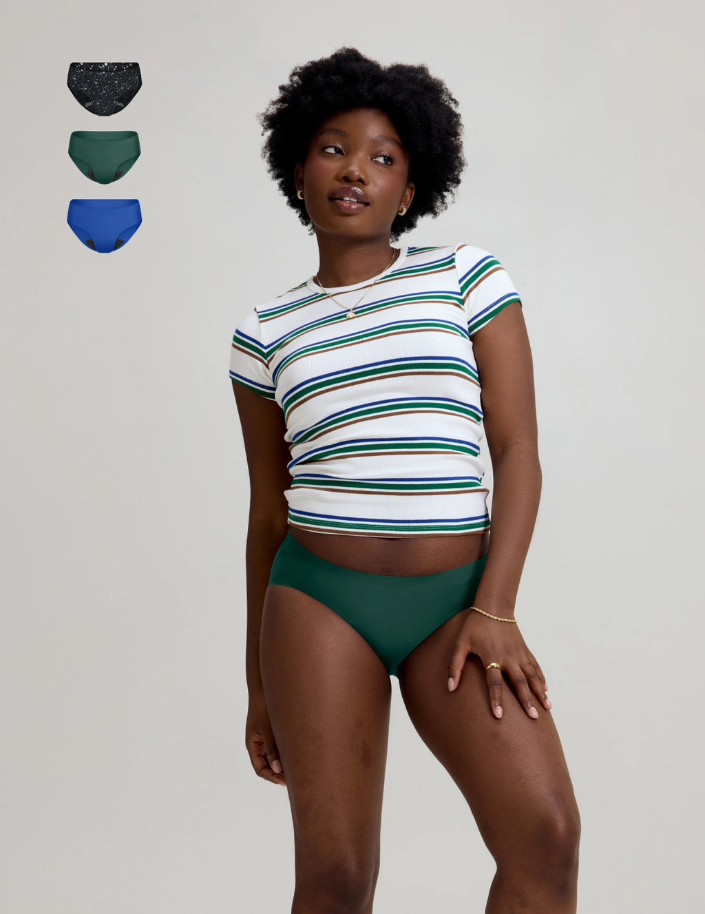 Teen Leakproof UltraThin No-Show Bikini 3-Pack