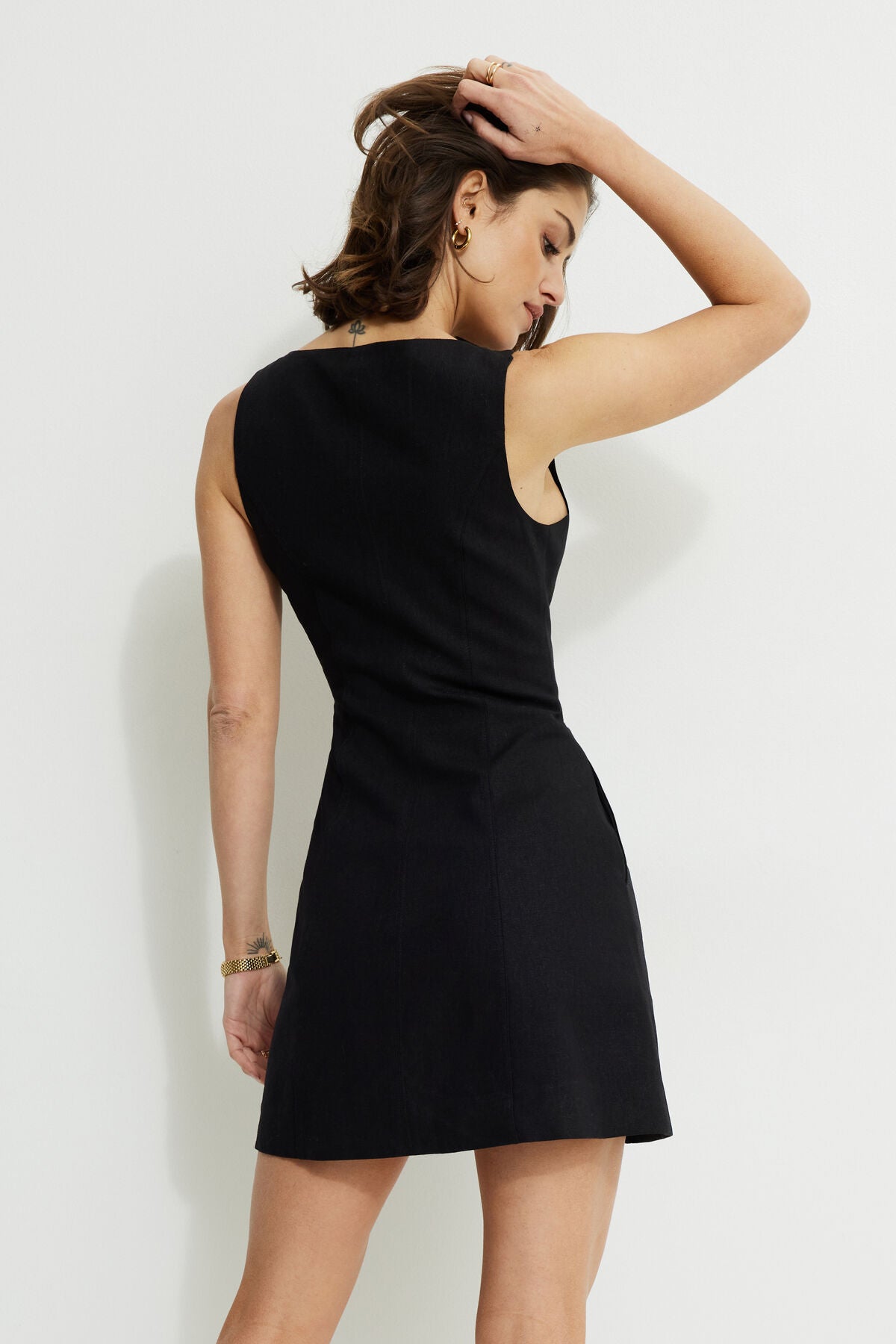 Mini-robe en lin Audrie