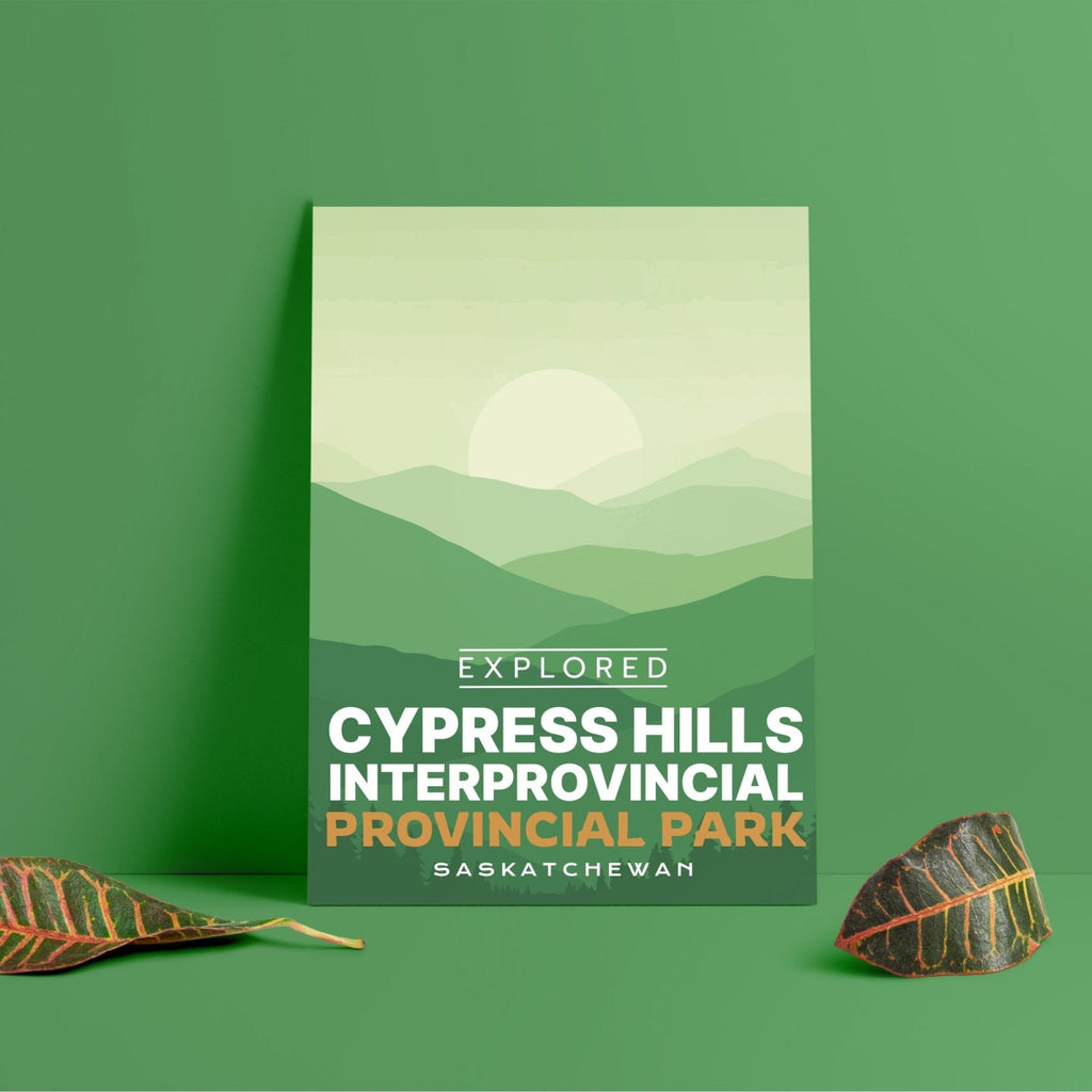 Cypress Hills Provincial Park 'Explored' Poster, Canada Parks