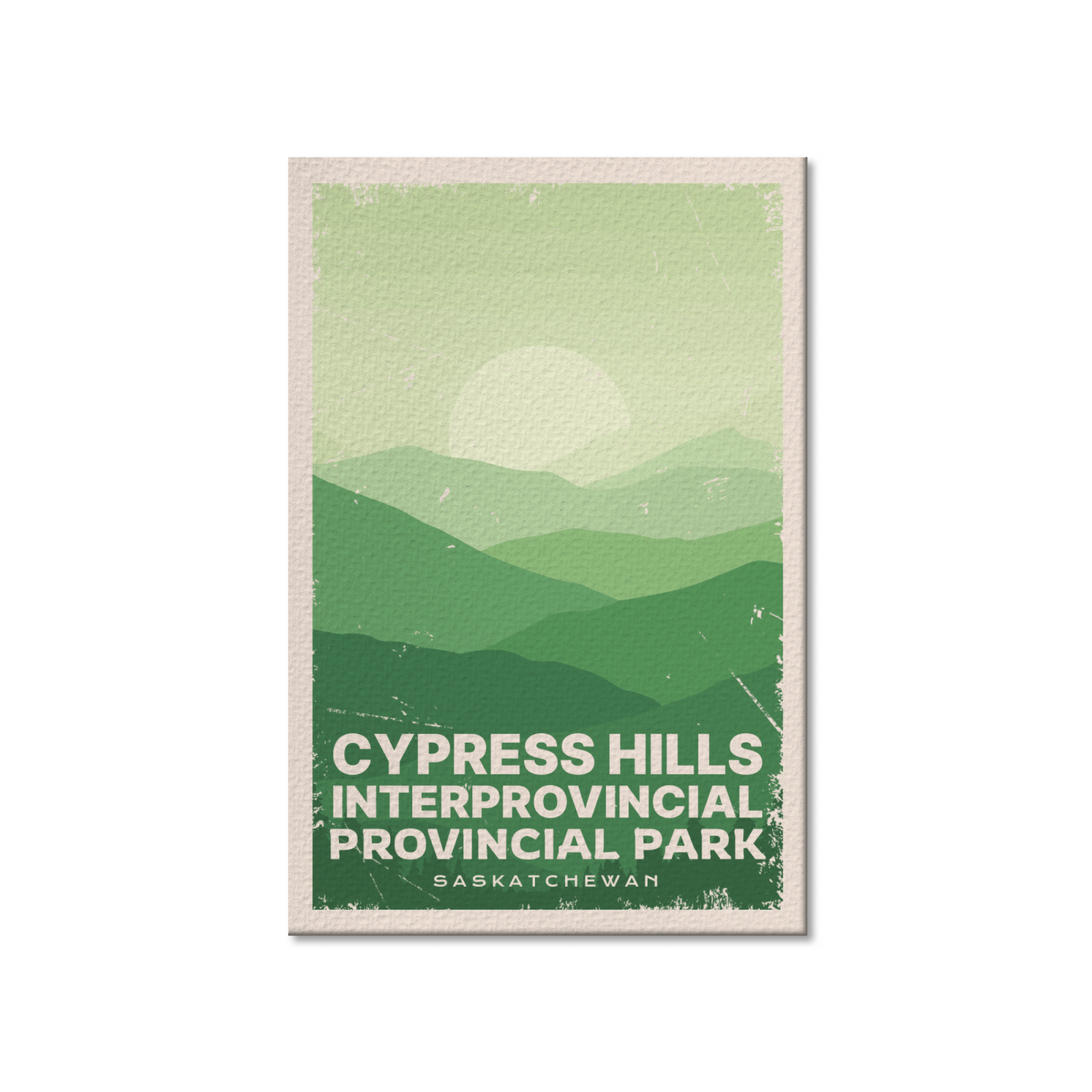 Cypress Hills Saskatchewan Provincial Park Postcard, Canada Parks