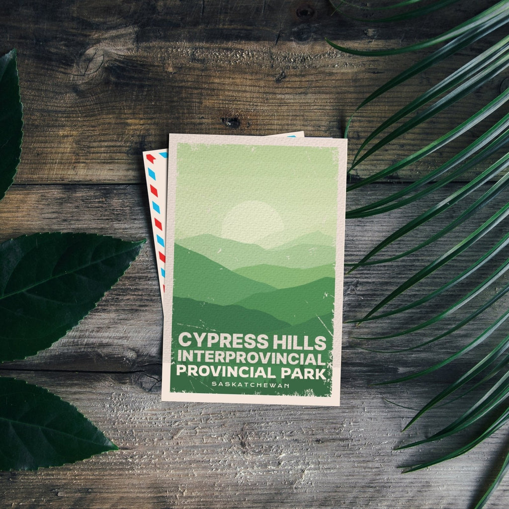 Cypress Hills Saskatchewan Provincial Park Postcard, Canada Parks