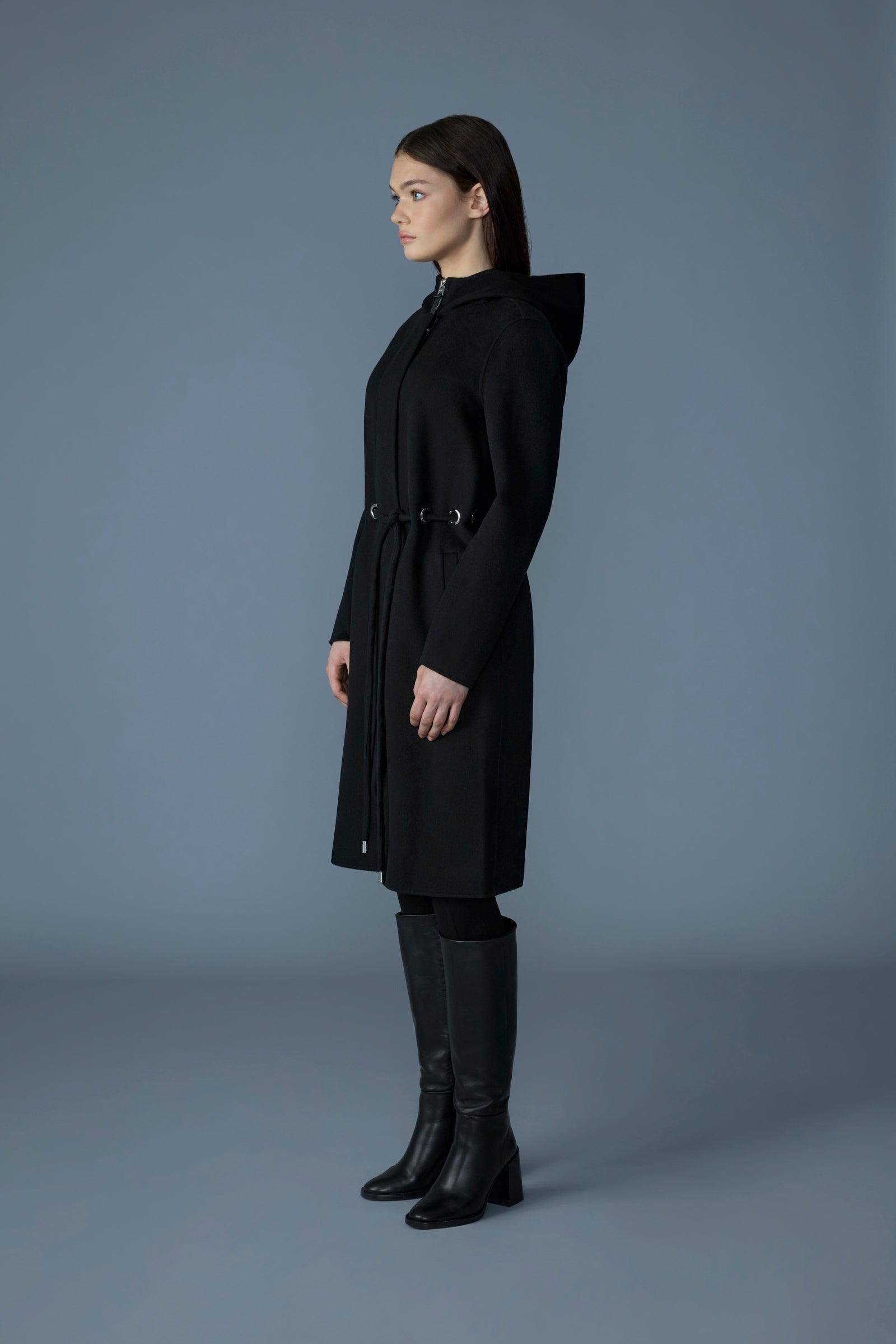 Manteau en laine fait main BLITHE