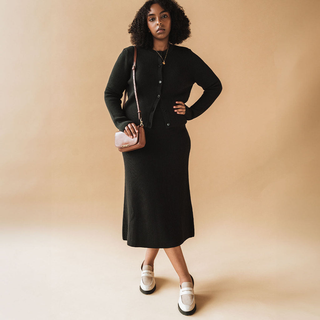 The Capsule Cardigan Black