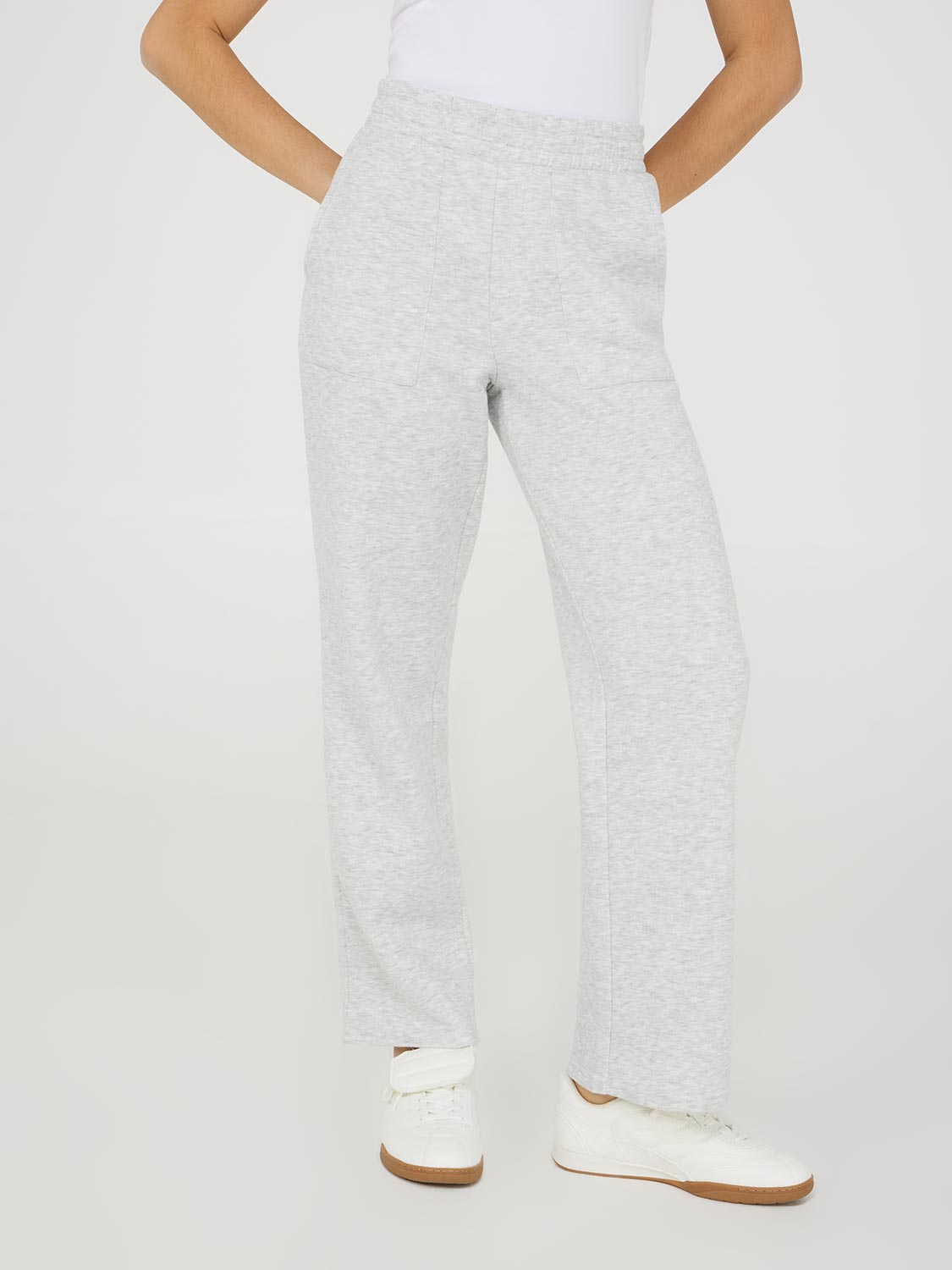 Pantalon polaire à jambes larges