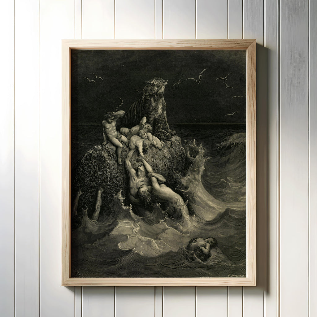 Ensemble d'affiches murales Visions obscures : Illustrations spirituelles mythiques