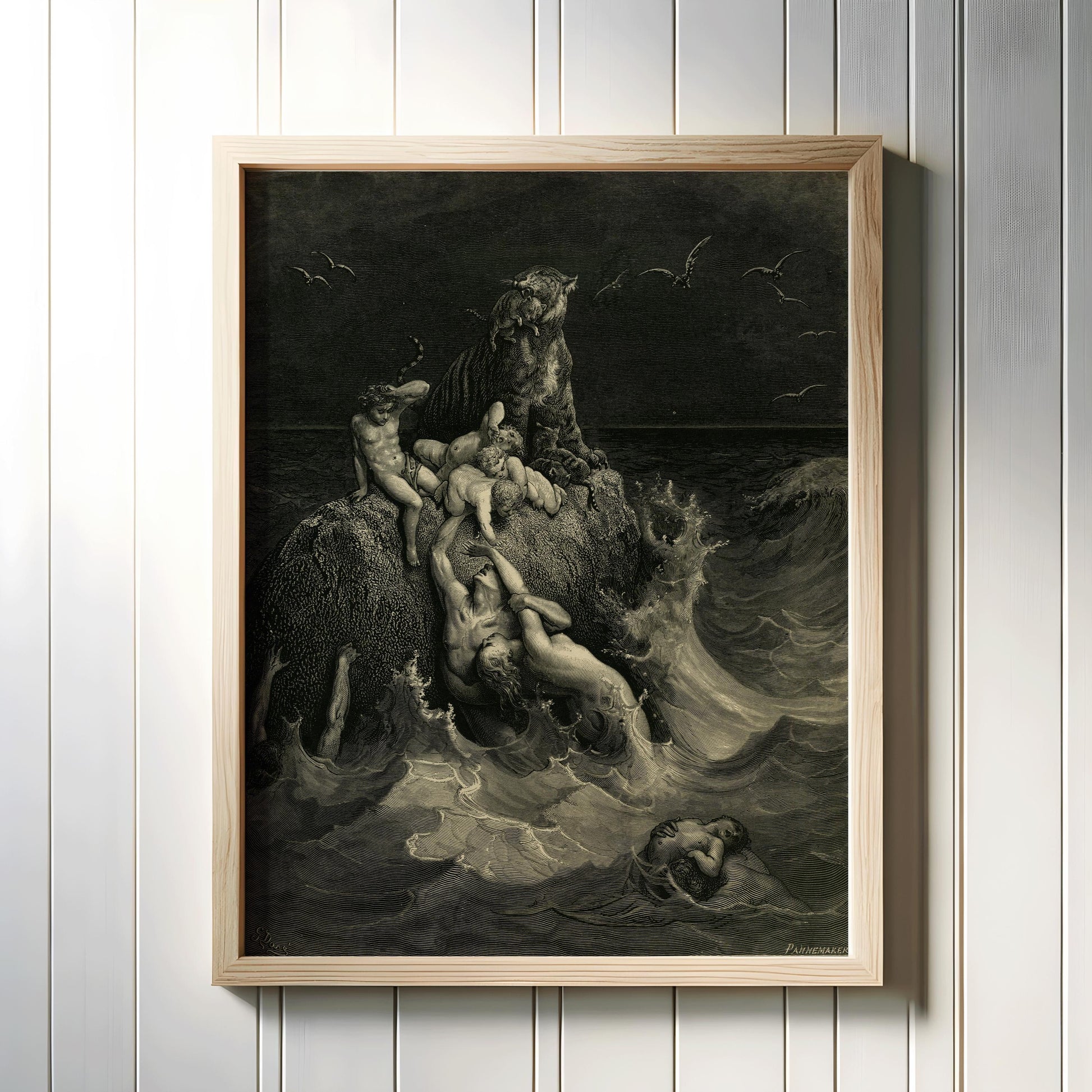 Ensemble d'affiches murales Visions obscures : Illustrations spirituelles mythiques