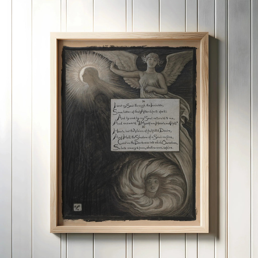 Ensemble d'affiches murales Visions obscures : Illustrations spirituelles mythiques