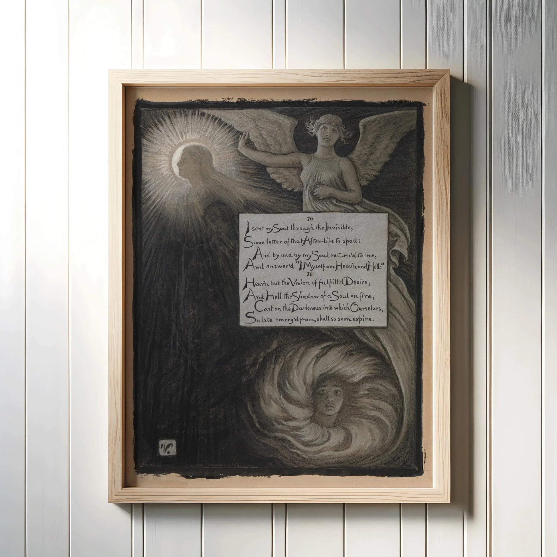 Ensemble d'affiches murales Visions obscures : Illustrations spirituelles mythiques