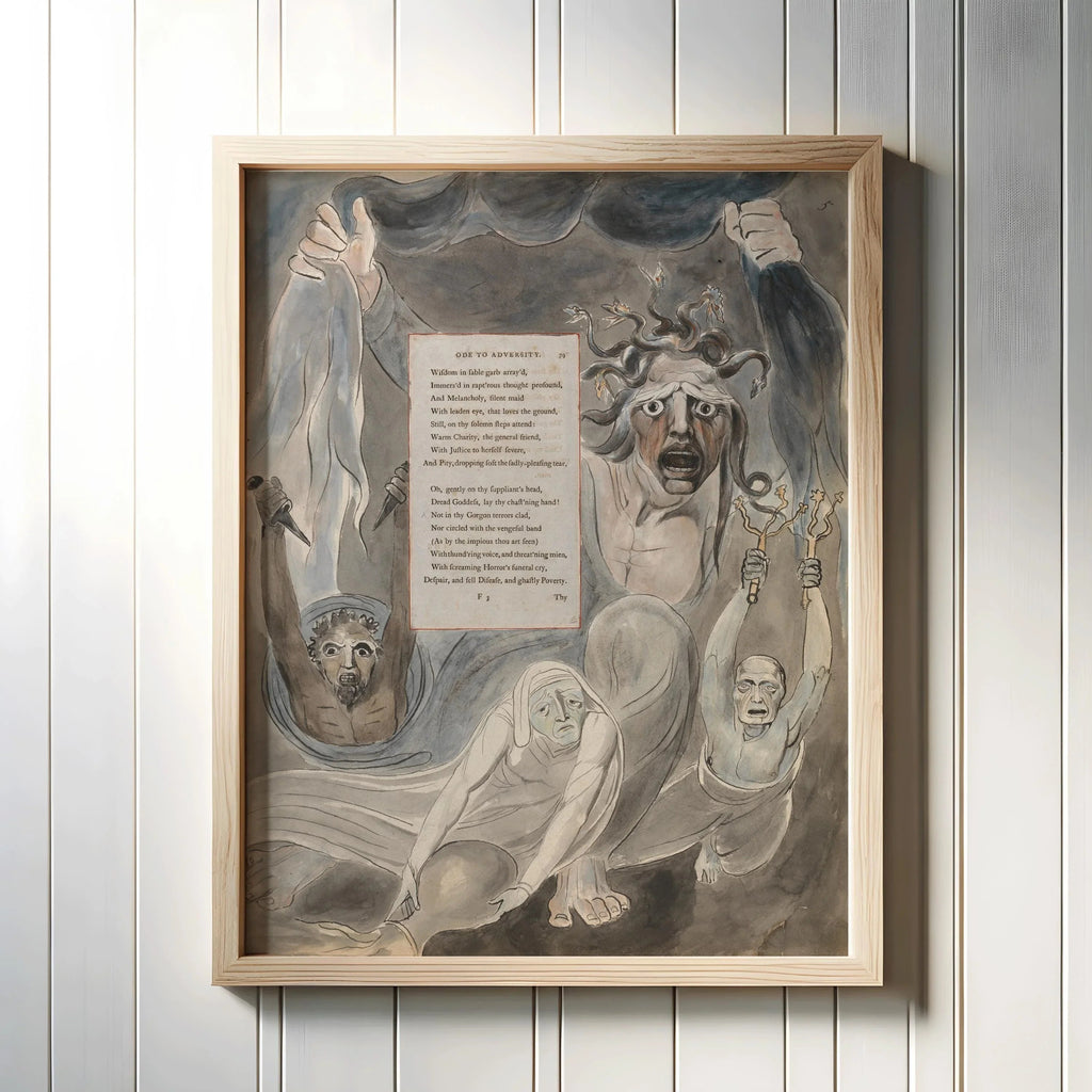 Ensemble d'affiches murales Visions obscures : Illustrations spirituelles mythiques