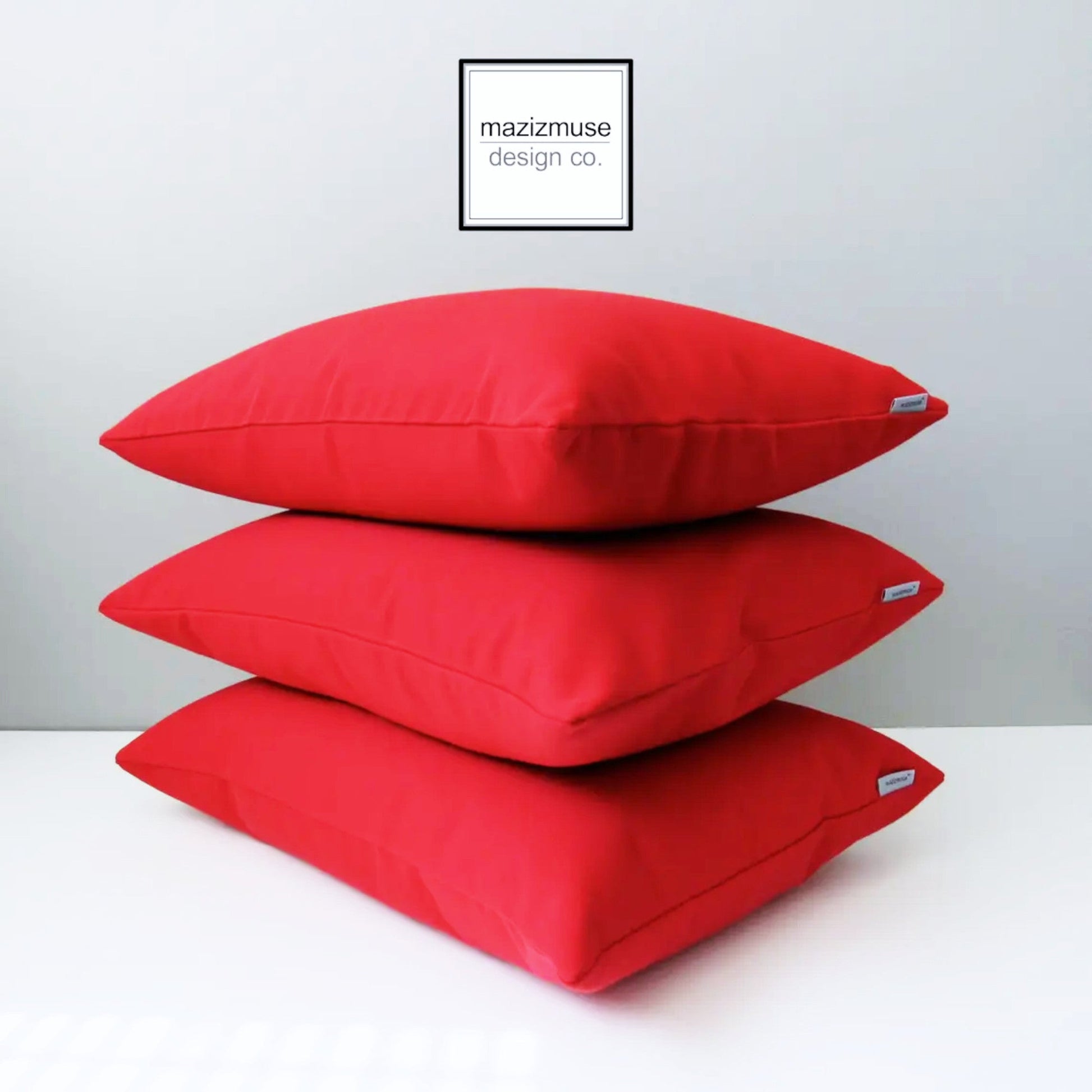 Housse de coussin d'extérieur Jockey Red Sunbrella®, coussin décoratif