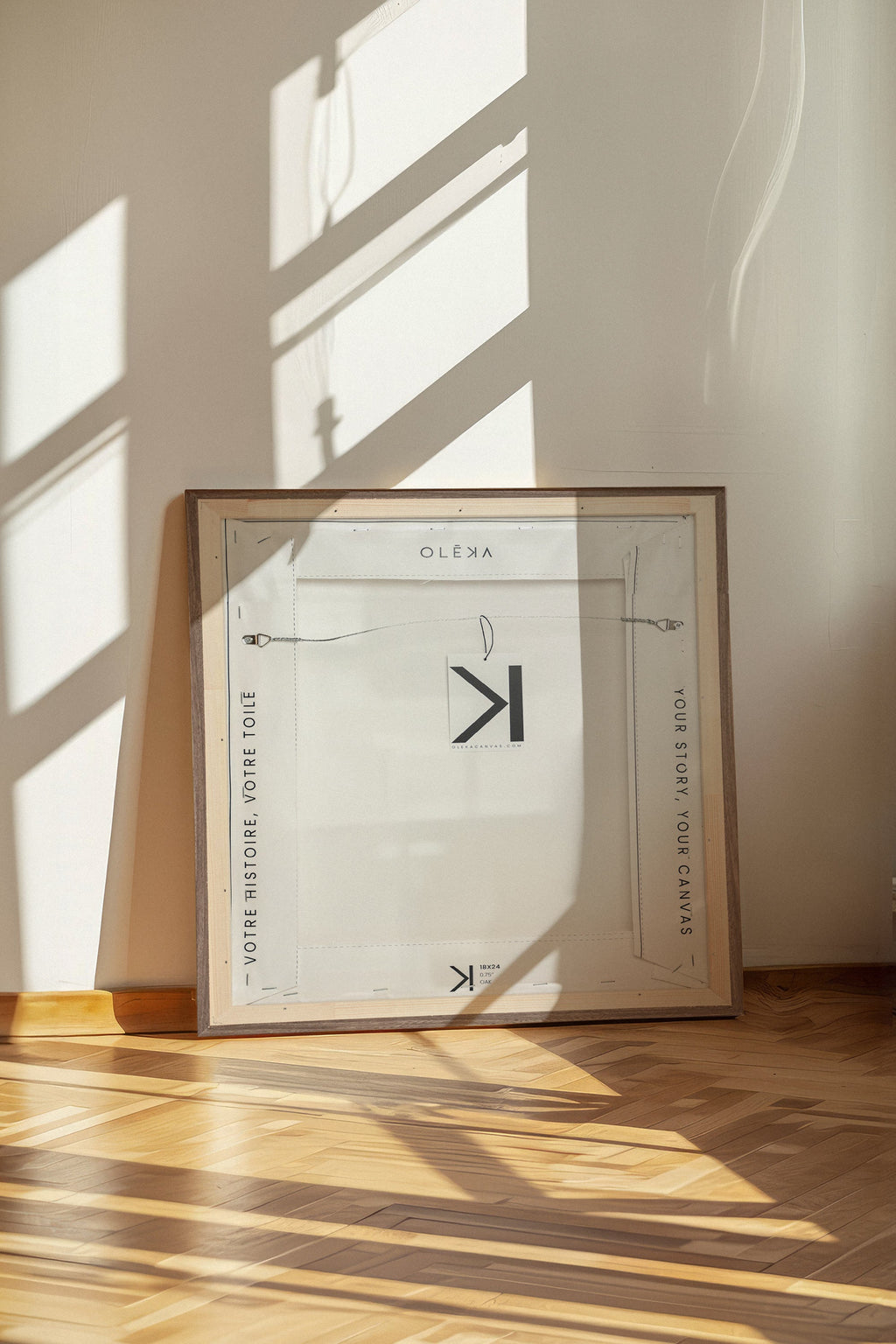 Custom Square Stretched Canvas (with Frame)