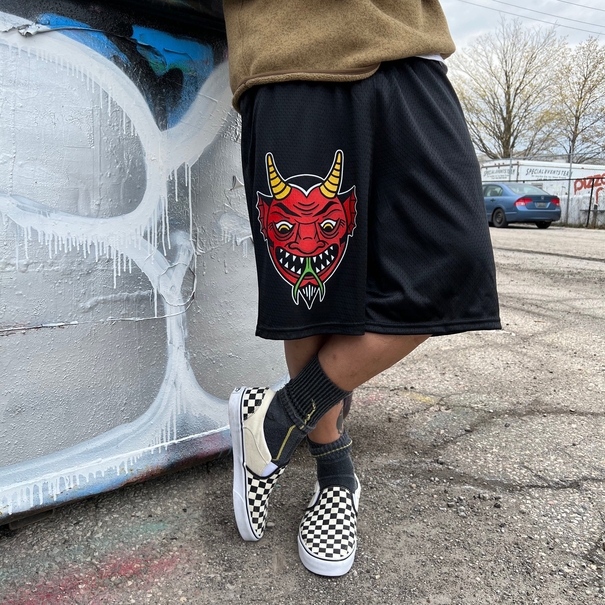 Red Devil Champion Mesh Shorts