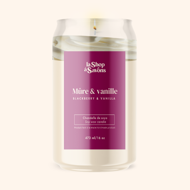 16 oz Soy Candle - Blackberry & Vanilla