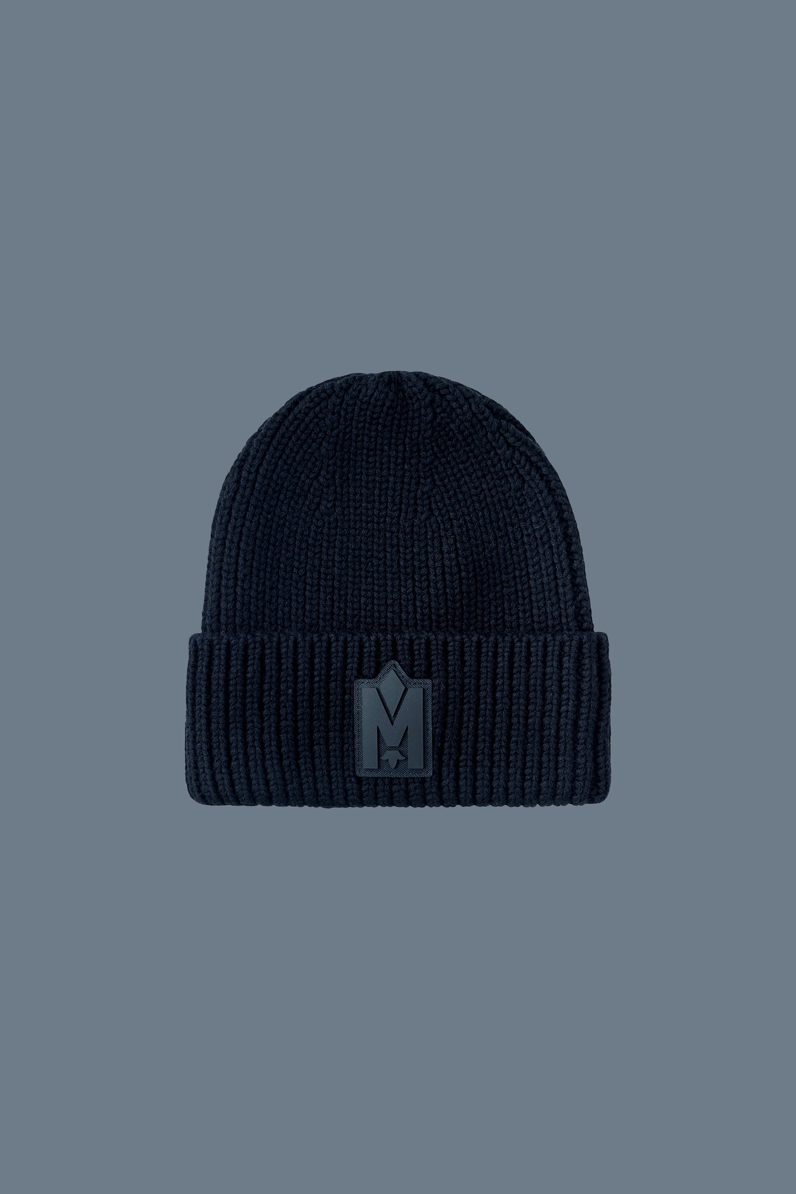 JUDE-MZ hand-knit toque with ribbed cuff
