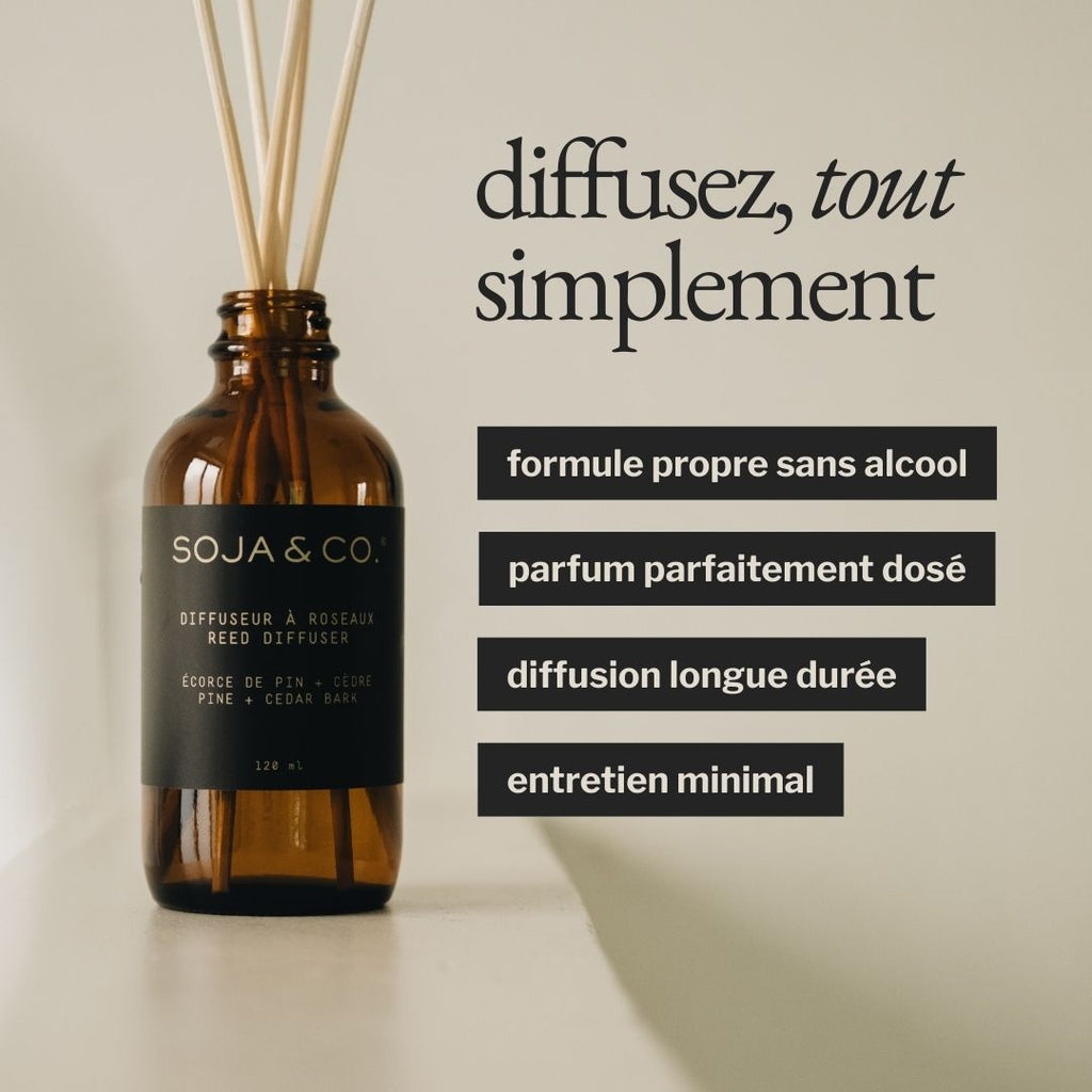 Reed Diffuser | Pine Bark + Cedar