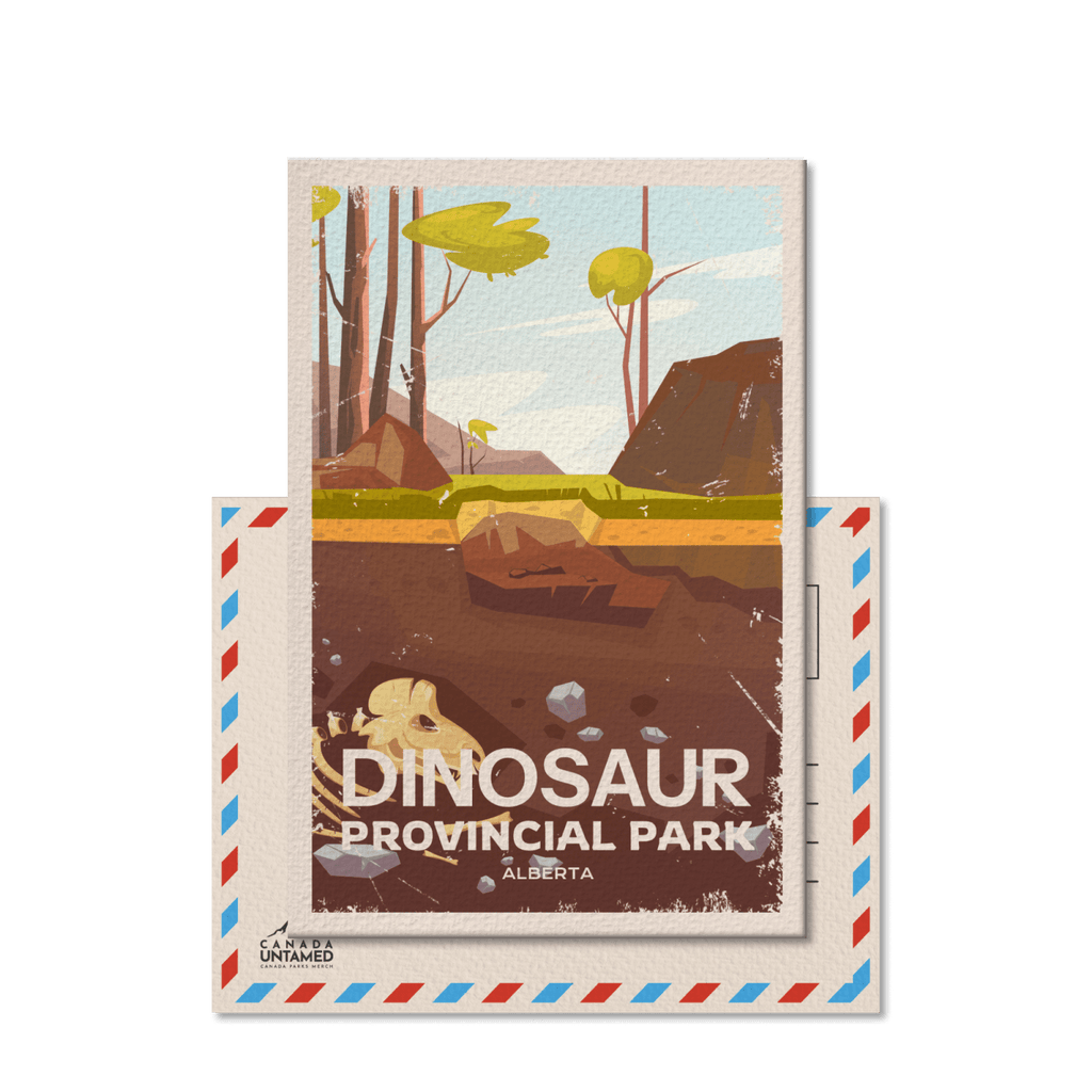 Dinosaur Alberta Provincial Park Postcard, Canada Parks