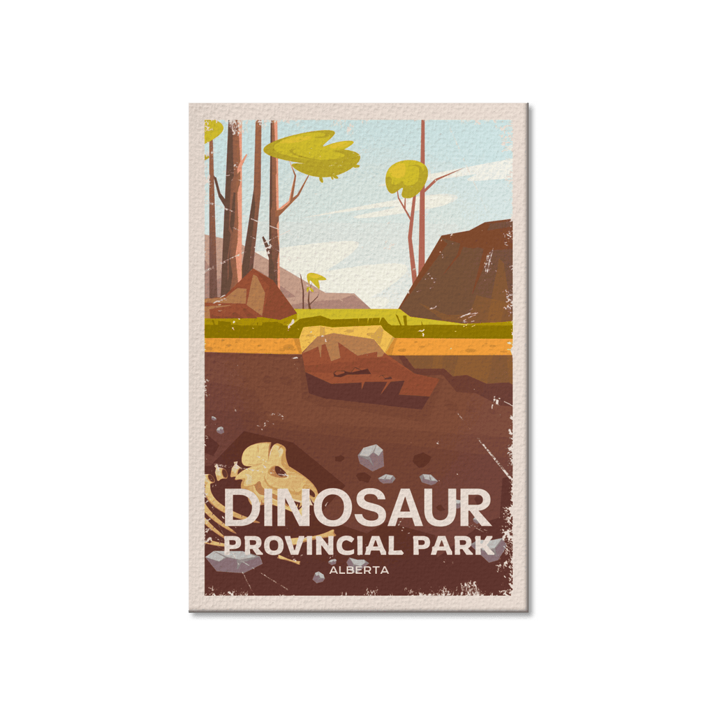 Dinosaur Alberta Provincial Park Postcard, Canada Parks