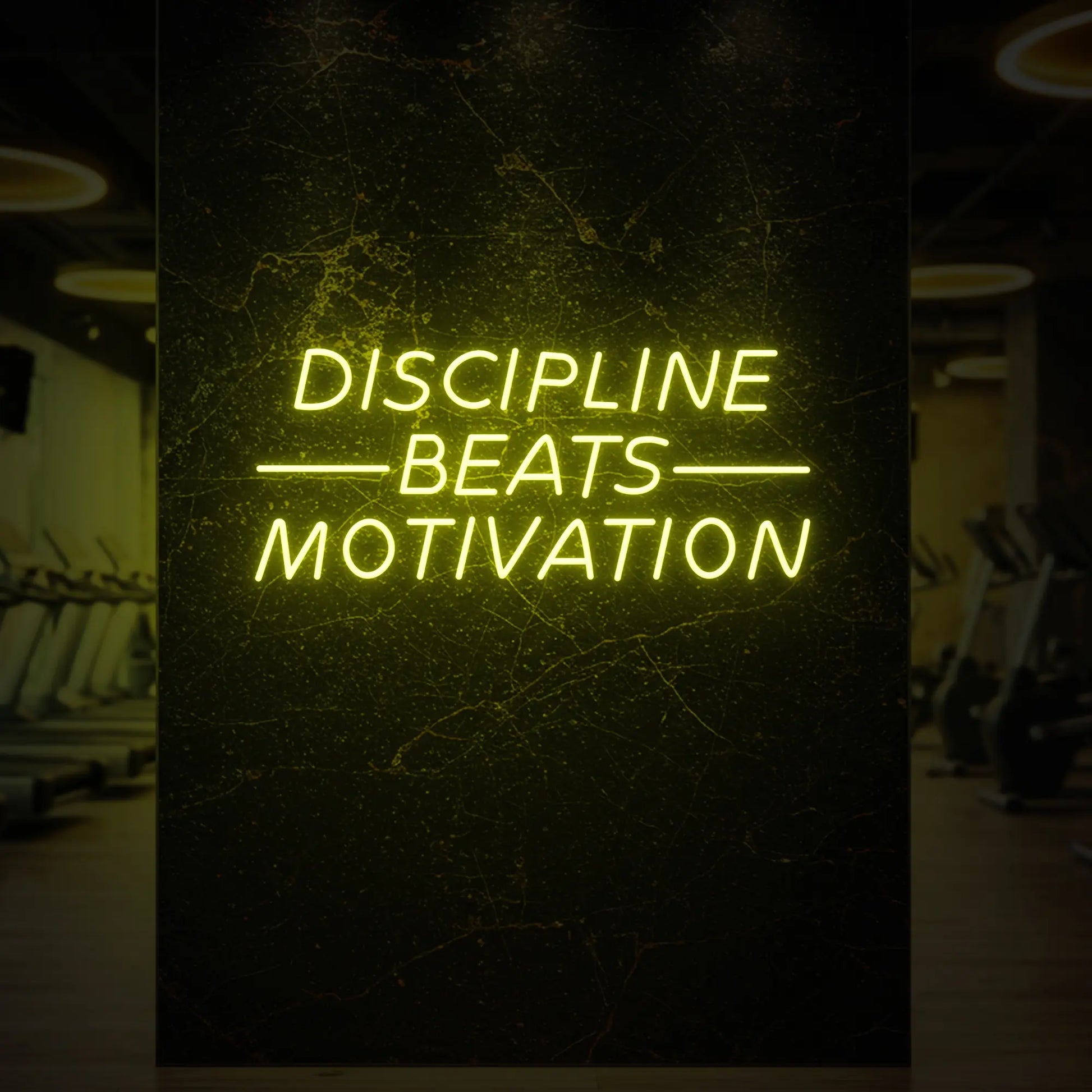 LA DISCIPLINE VAUT LA MOTIVATION - Enseigne lumineuse