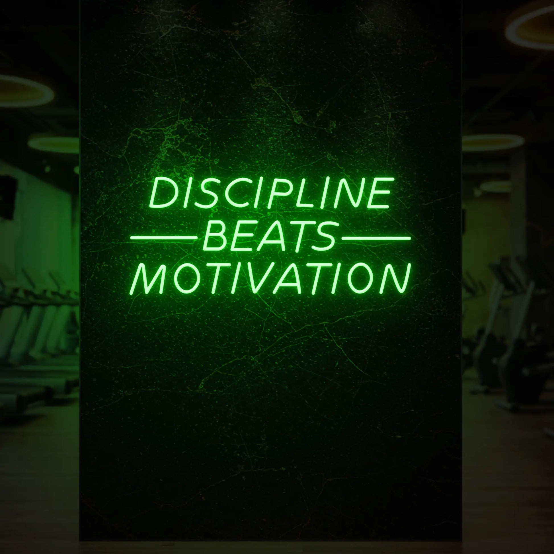 LA DISCIPLINE VAUT LA MOTIVATION - Enseigne lumineuse